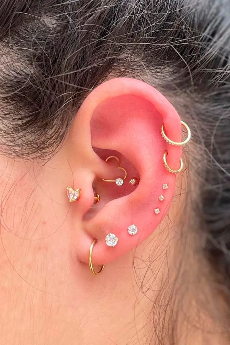 Piercing — trabalho de Mano Abreu